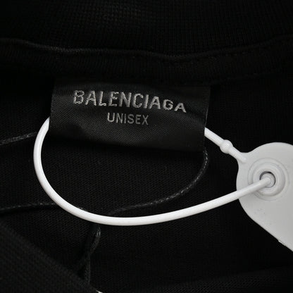 Balenciaga Cracked 'BB' Logo T-Shirt (Black)