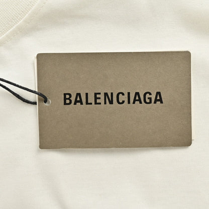 Balenciaga Cracked Logo T-Shirt (White)