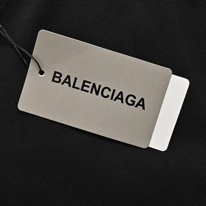 Balenciaga Crystal Logo T-Shirt in Black