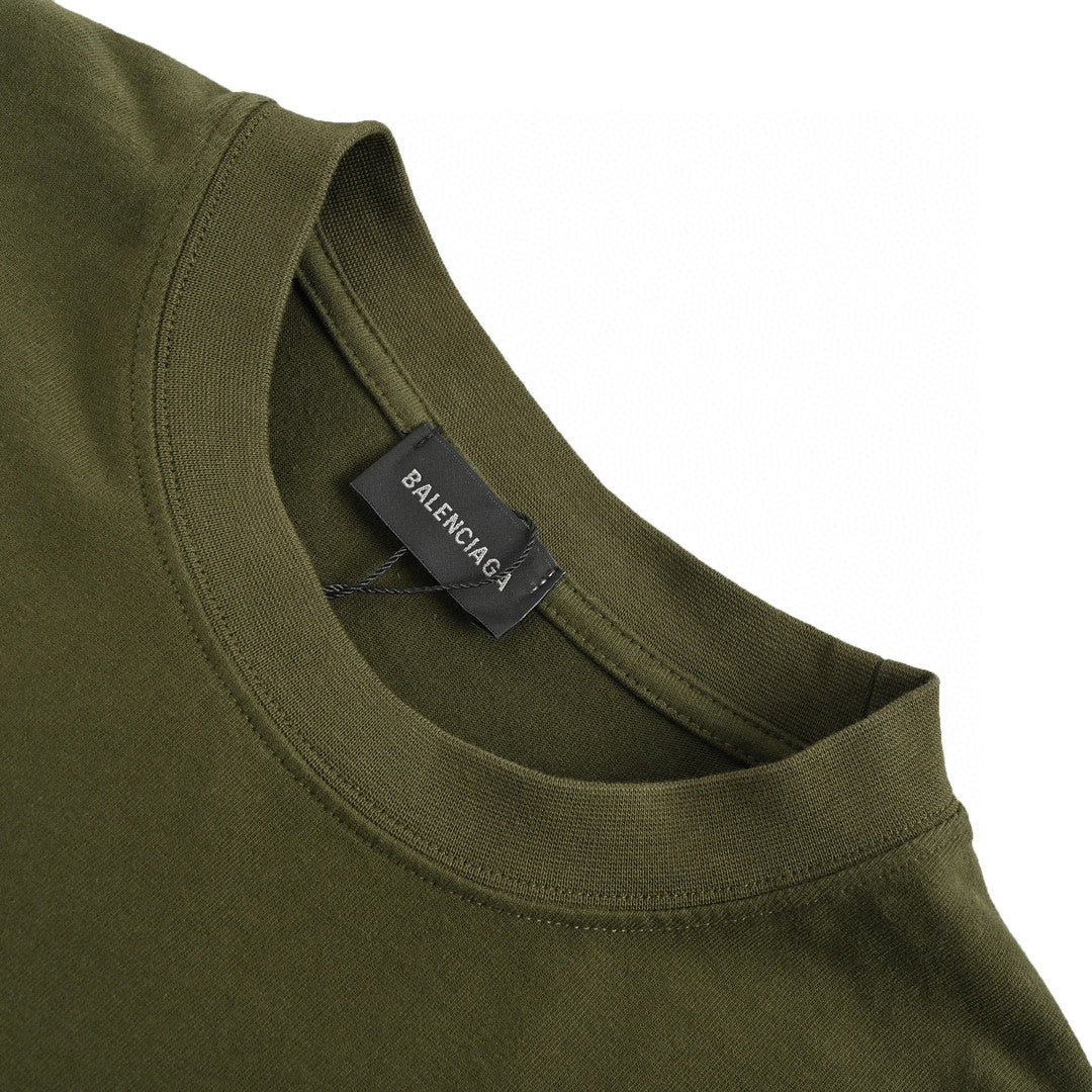 Balenciaga Design Team T-Shirt (Olive Green)