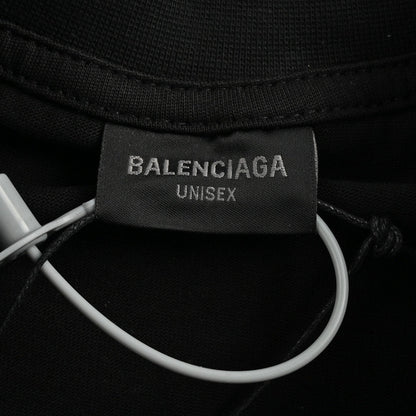 Balenciaga Distorted Logo T-Shirt (Black)