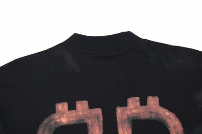 Balenciaga Distressed BB Logo T-Shirt