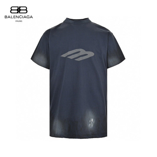 Balenciaga Distressed Logo T-Shirt