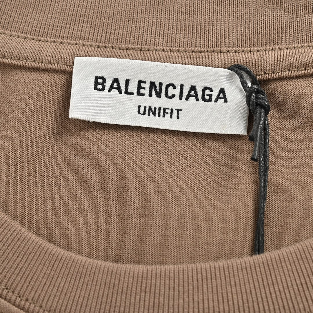 Balenciaga Distressed Logo T-Shirt