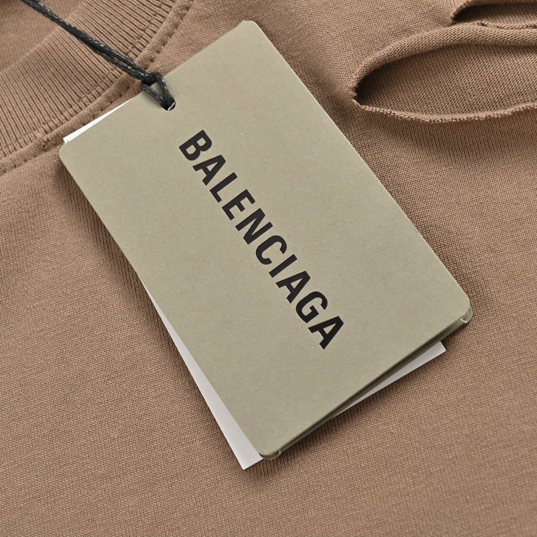 Balenciaga Distressed Logo T-Shirt