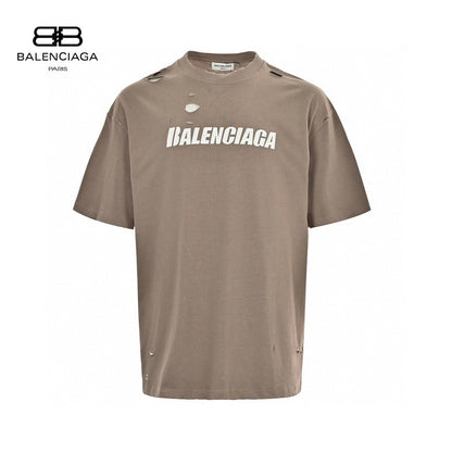 Balenciaga Distressed Logo T-Shirt