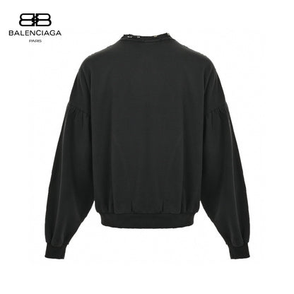 Balenciaga Embellished Collar Sweatshirt