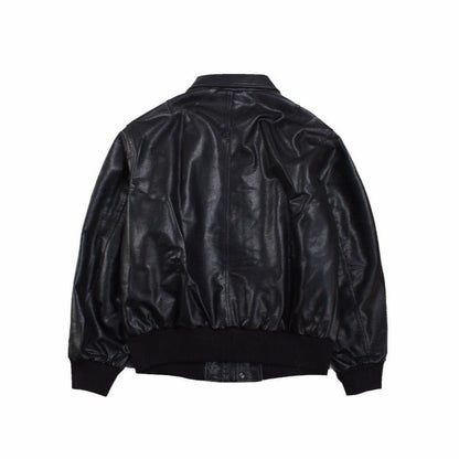 BALENCIAGA FAUX LEATHER JACKET BLACK