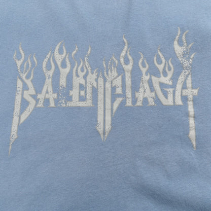 Balenciaga Flame Graphic T-Shirt (Blue)