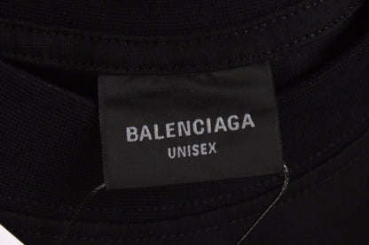 BALENCIAGA GOTHIC LOGO T-SHIRT BLACK