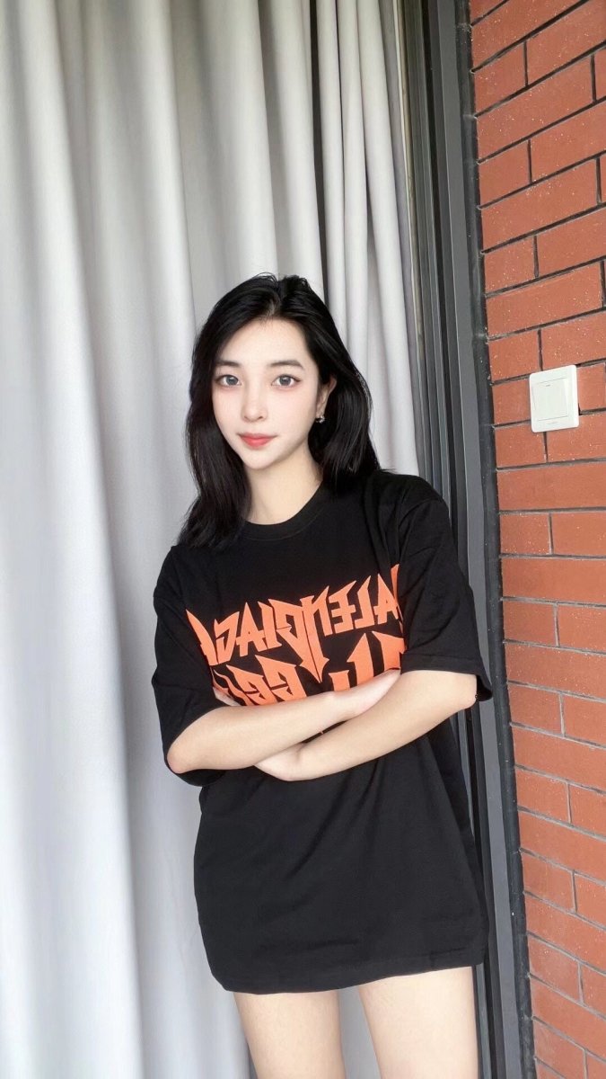 Balenciaga Gothic Logo T-Shirt