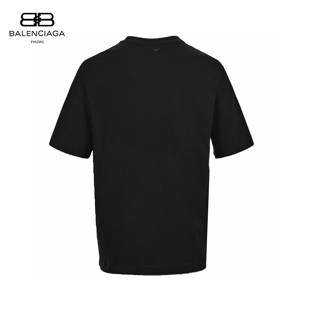 Balenciaga Gradient Logo T-Shirt (Black)