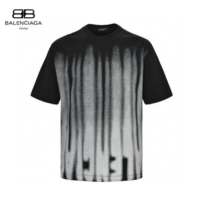 Balenciaga Gradient Stripe Black T-Shirt