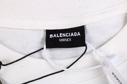 BALENCIAGA GRAFFITI LOGO T-SHIRT WHITE