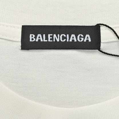 Balenciaga Graffiti Logo White T-Shirt