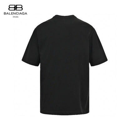 Balenciaga Graphic Logo T-Shirt (Black)