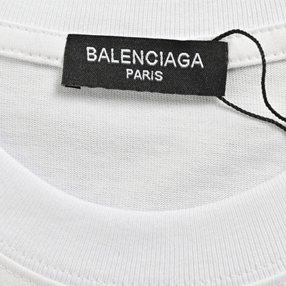 Balenciaga Graphic Logo T-Shirt (White)