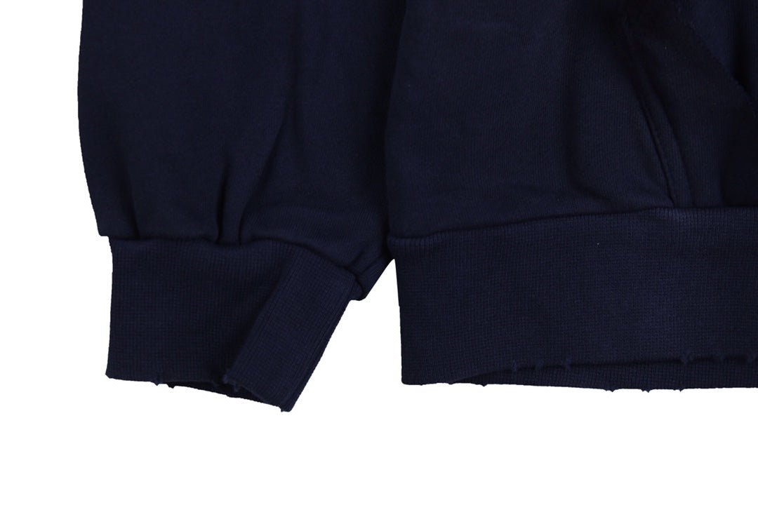 BALENCIAGA ALTERNATIVE LOGO HOODIE NAVY