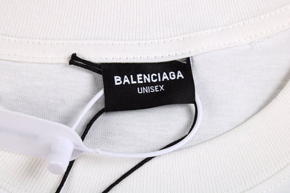 BALENCIAGA LOGO GRAPHIC T-SHIRT WHITE