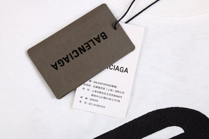 BALENCIAGA LOGO GRAPHIC T-SHIRT WHITE