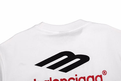 BALENCIAGA LOGO GRAPHIC T-SHIRT WHITE