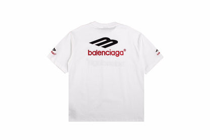 BALENCIAGA LOGO GRAPHIC T-SHIRT WHITE