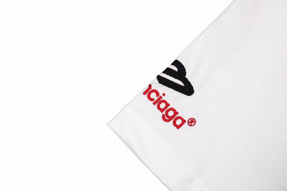 BALENCIAGA LOGO GRAPHIC T-SHIRT WHITE