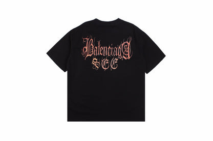 BALENCIAGA LOGO T-SHIRT BLACK