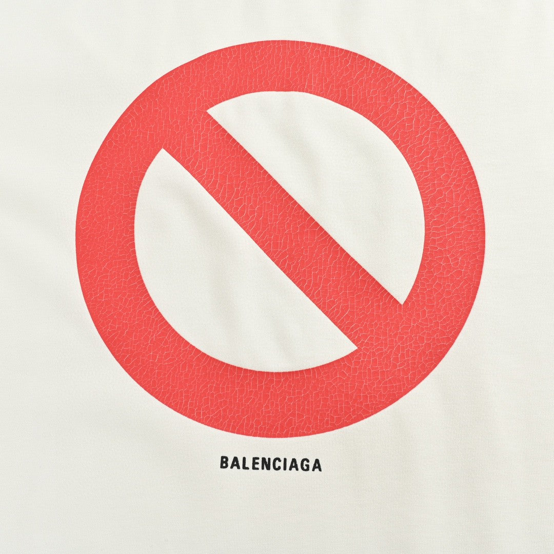 Balenciaga T-Shirt - Prohibition Symbol