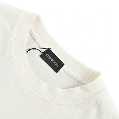 Balenciaga Stencil Logo T-Shirt (White)