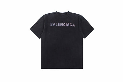 Balenciaga T-shirt with Washed Effect