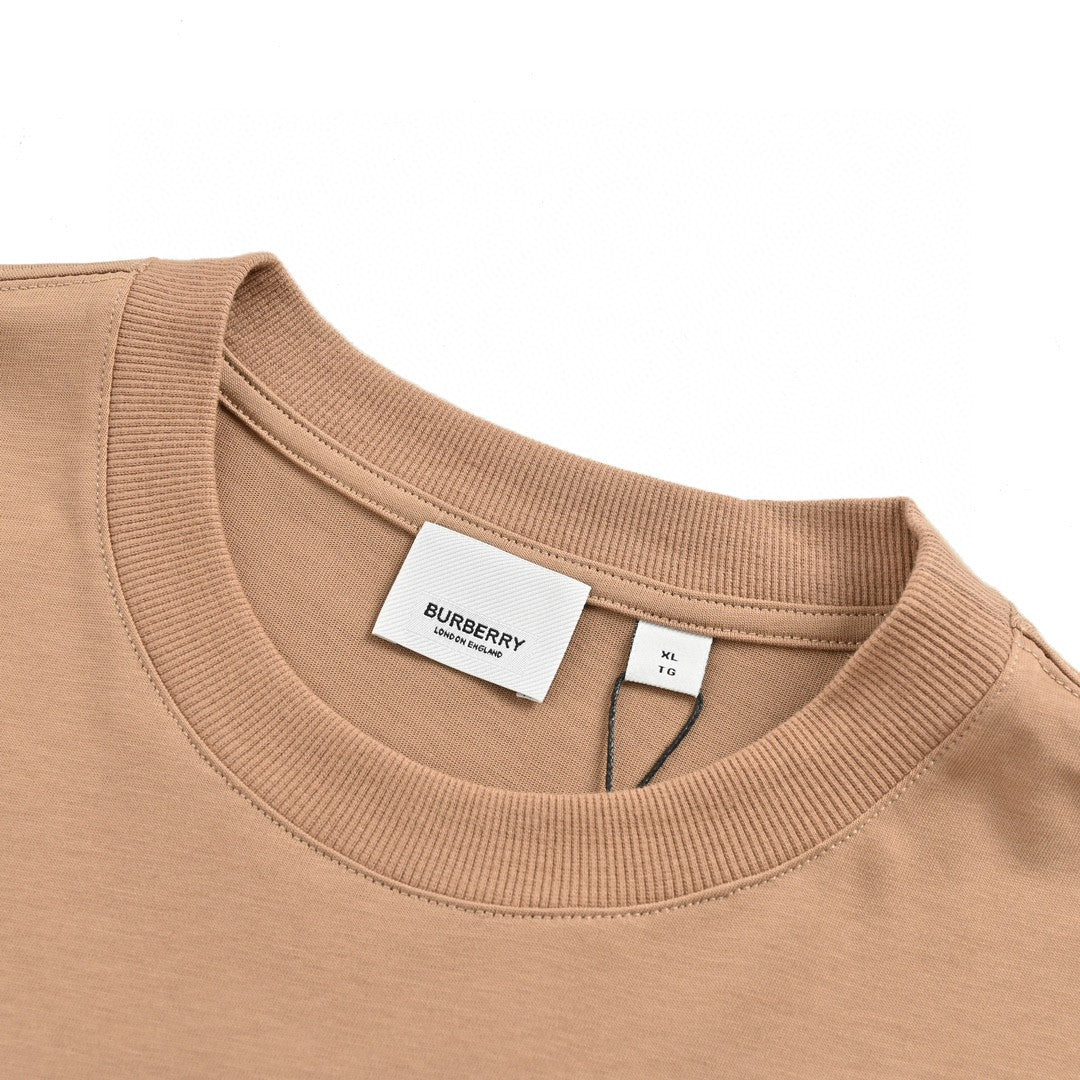 Burberry Beige T-Shirt with Graphic Text