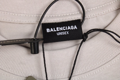 BALENCIAGA LOGO T-SHIRT GRAY