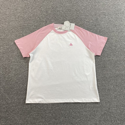 VIVIENNE WESTWOOD T-SHIRT WHITE PINK