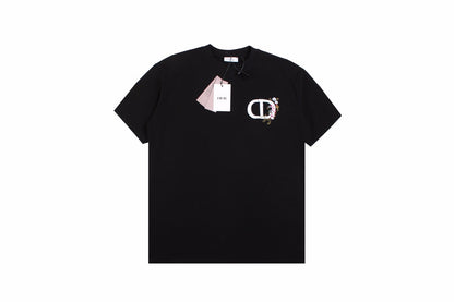 Dior T-Shirt with Floral CD Logo