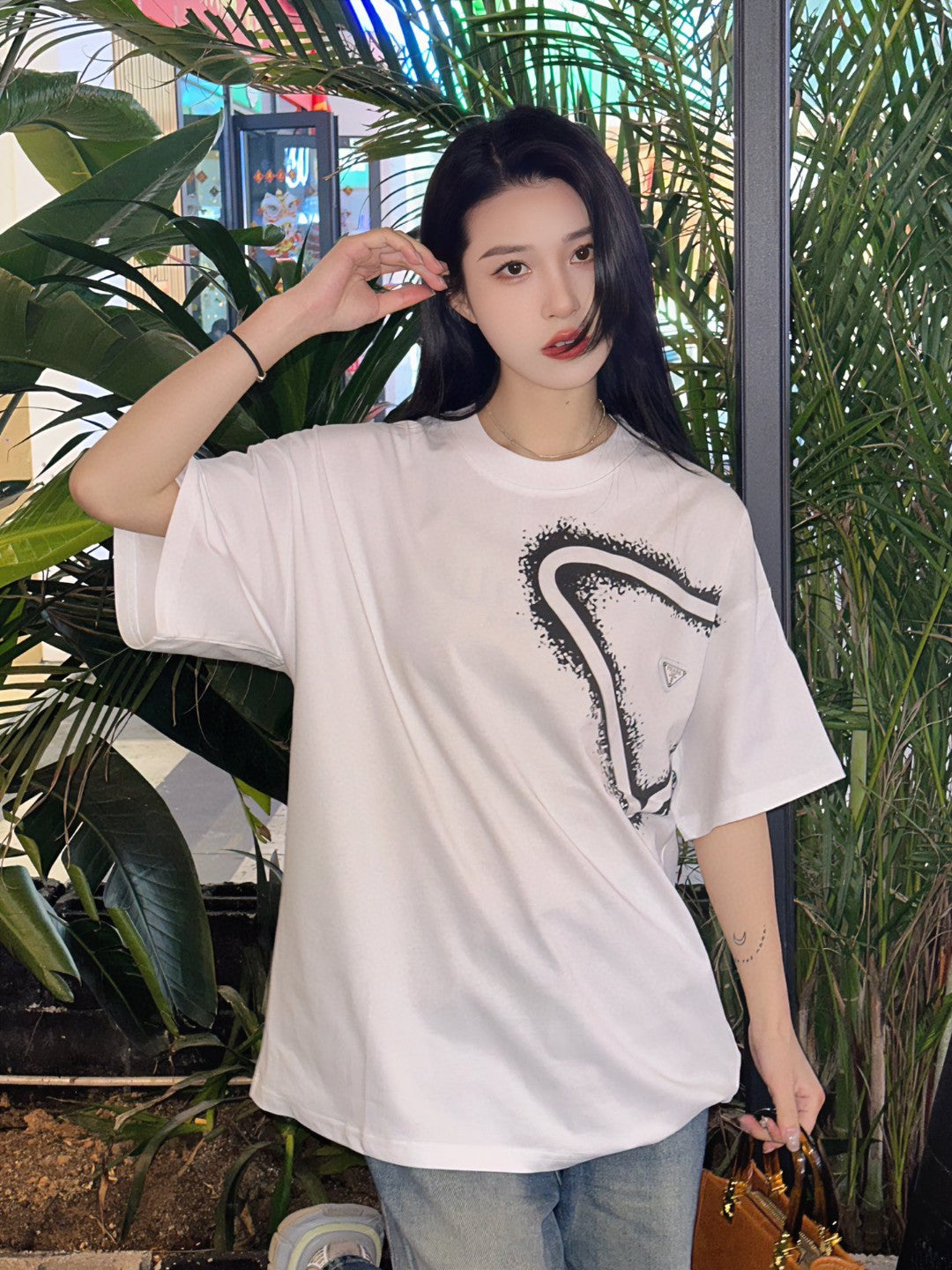 Prada Graphic Logo T-Shirt