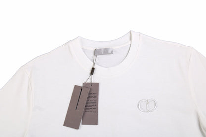 Dior Double D Logo T-Shirt (White)