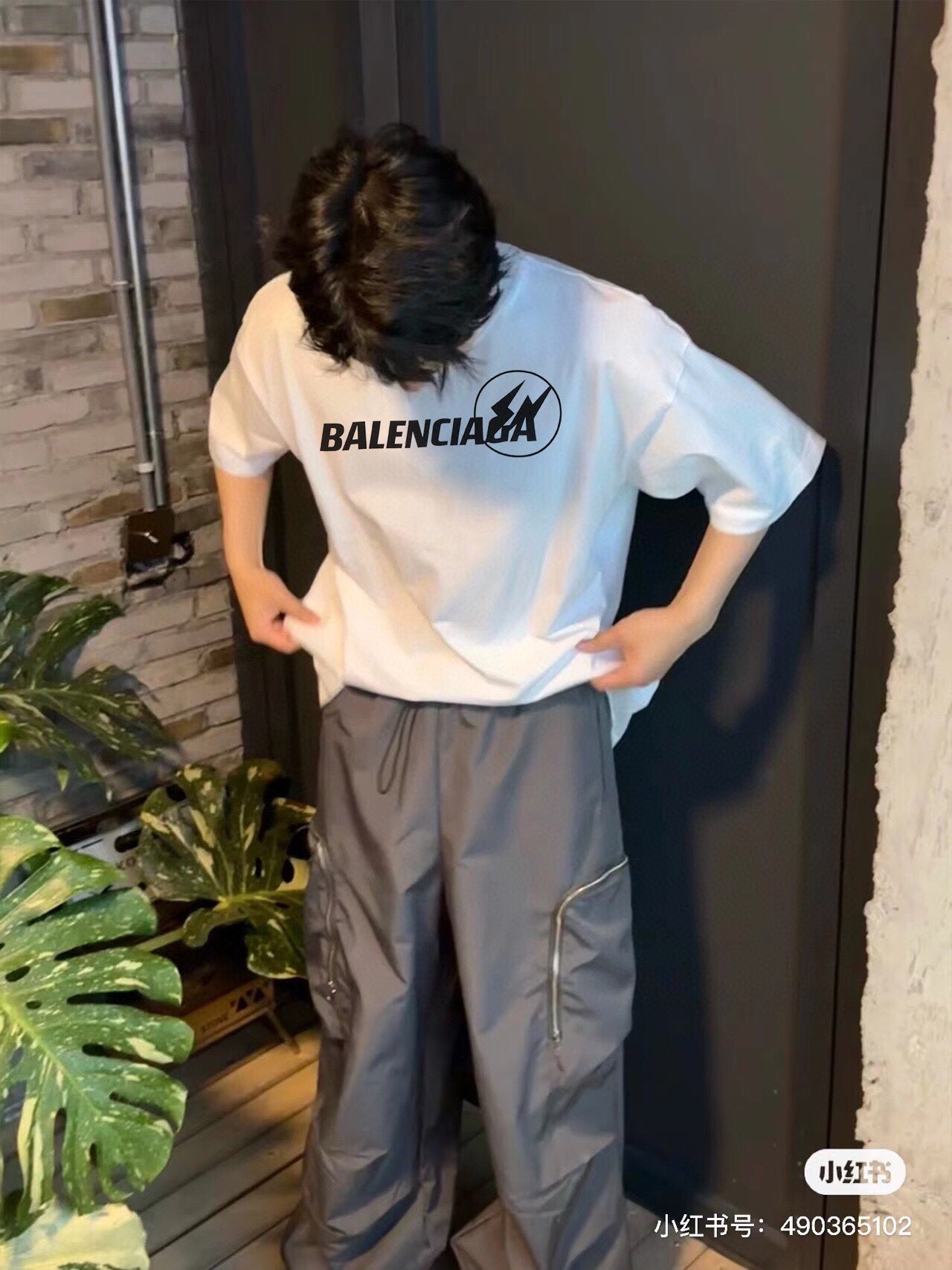 BALENCIAGA LOGO T-SHIRT WHITE