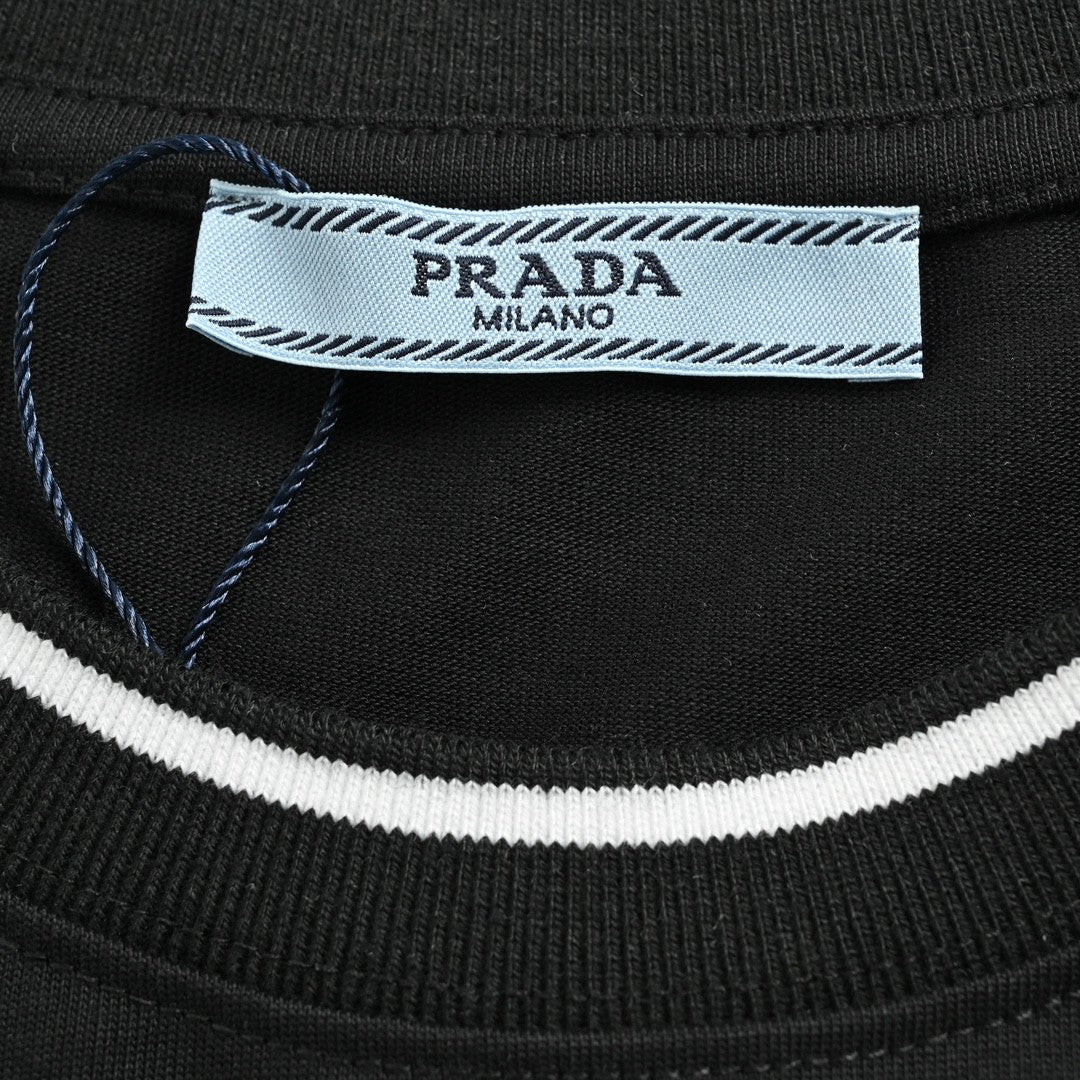 PRADA MILANO T-SHIRT BLACK