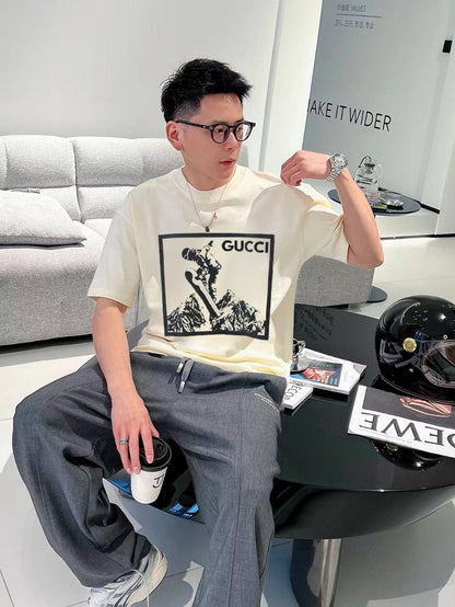 Gucci Snowboarder Graphic T-Shirt