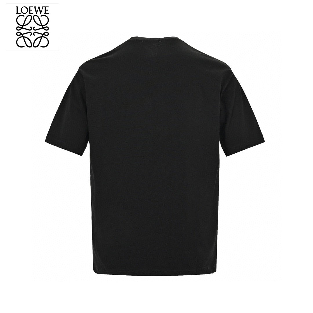 Loewe T-Shirt - Black Barbed Wire Graphic