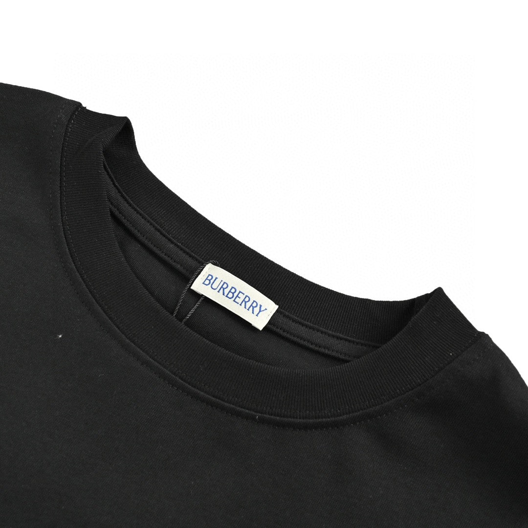 Burberry Black T-Shirt with Pear Graphic