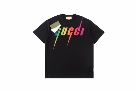 Gucci Rainbow Lightning T-Shirt (Black)