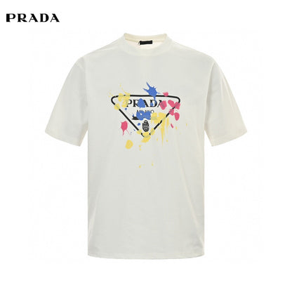 Prada T-Shirt - Paint Splatter Logo