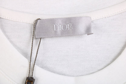 Dior Double D Logo T-Shirt (White)