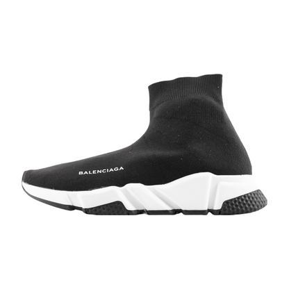 BALENCIAGA SPEED TRAINER x BLACK WHITE BLACK