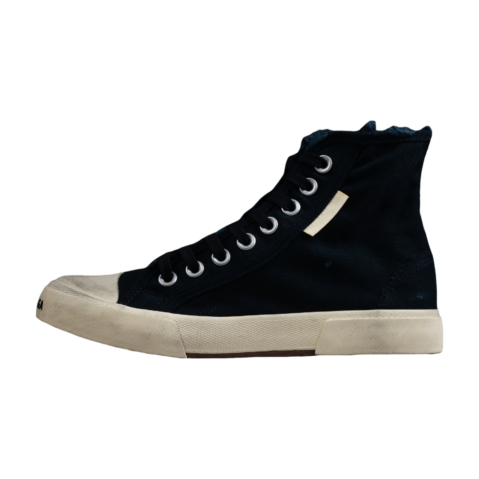 BALENCIAGA PARIS HIGH VULC DESTR x BLACK