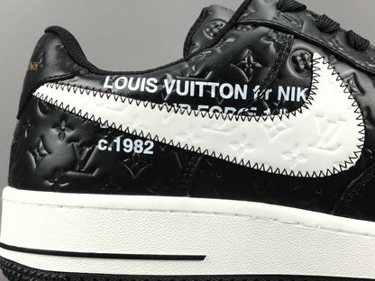 NIKE AIR FORCE 1 x LOUIS VUITTON BLACK