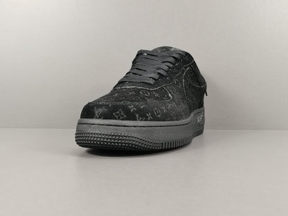 NIKE AIR FORCE 1 x LOUIS VUITTON BLACK/BLACK