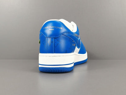 NIKE AIR FORCE 1 x LOUIS VUITTON BLUE/WHITE